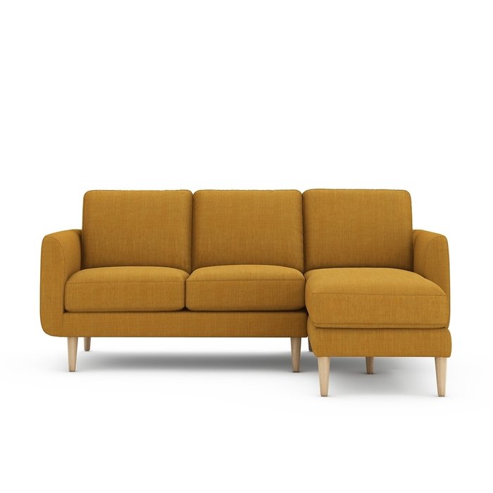 Угловой диван Jimi желтого цвета
