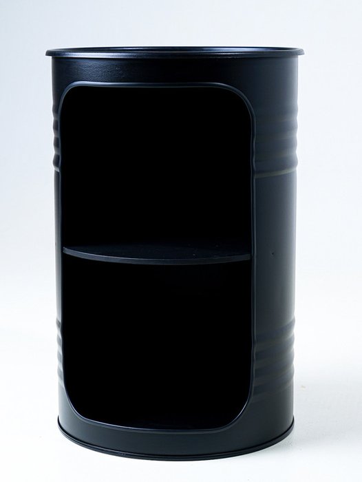 Тумба для хранения-бочка X Black черного цвета