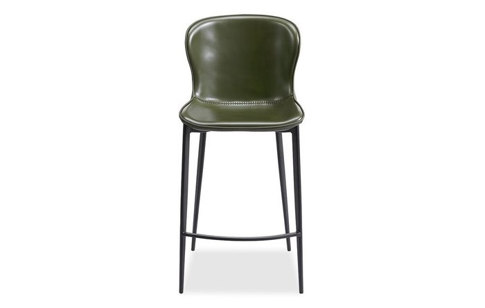 Стул полубарный Helena темно-зеленого цвета - лучшие Барные стулья в INMYROOM