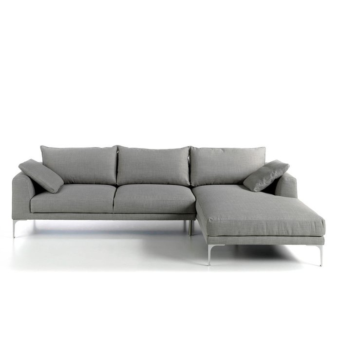 Угловой диван серого цвета - купить Угловые диваны по цене 486990.0