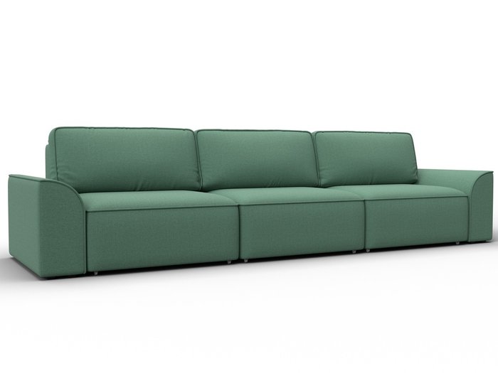Диван-кровать Лига-048 Лонг зеленого цвета Диван-кровать Лига-048 Лонг зеленого цвета