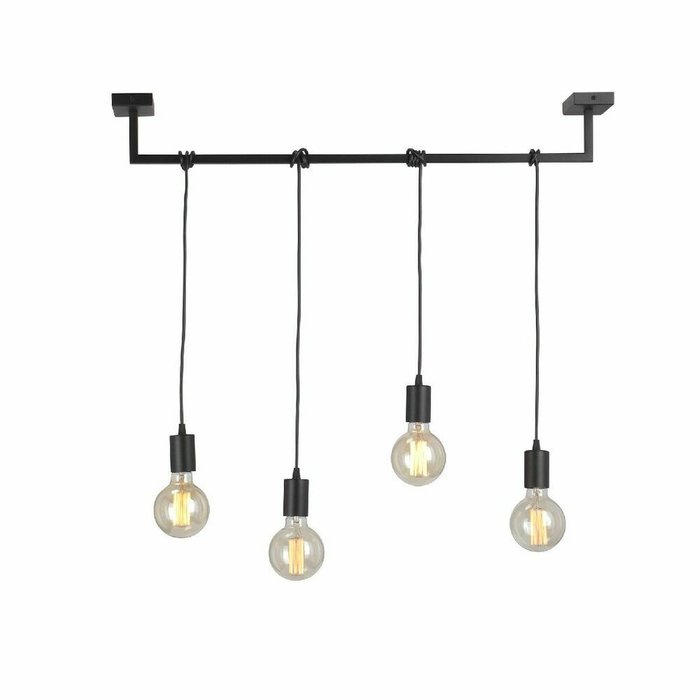 Подвесной светильник V3032-1/4S (металл, цвет черный) - лучшие Подвесные светильники в INMYROOM