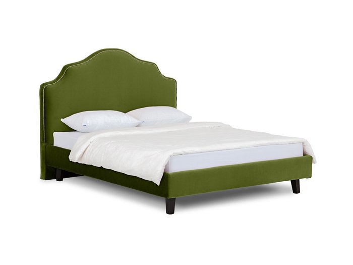 Кровать Queen Victoria L зеленого цвета 160х200 - купить Кровати для спальни по цене 44080.0