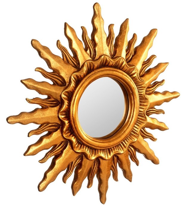 Настенное Зеркало-солнце Mirax Gold   - купить Настенные зеркала по цене 11500.0