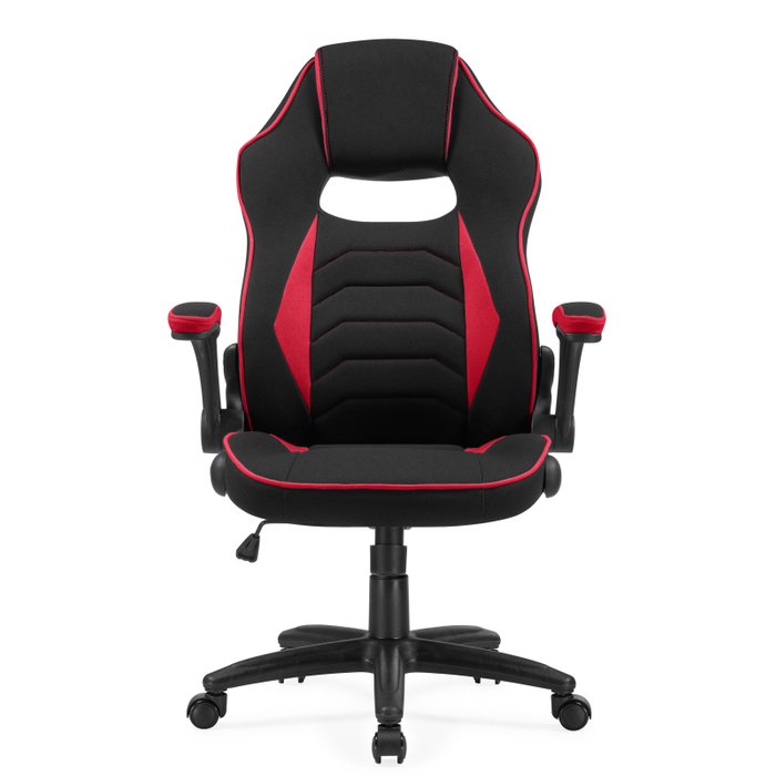 Компьютерное кресло Plast красно-черного цвета - лучшие Офисные кресла в INMYROOM