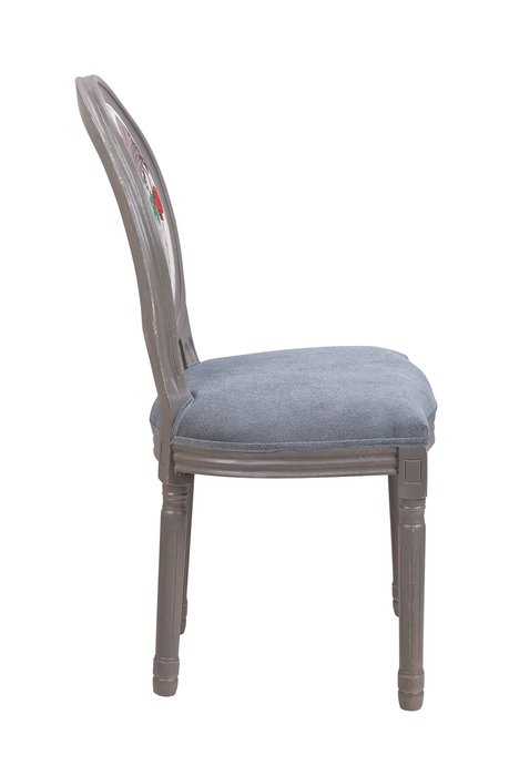 Интерьерный стул Volker owl ver. 3 серого цвета - лучшие Обеденные стулья в INMYROOM