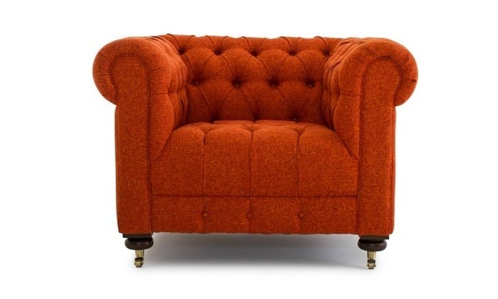 Кресло терракотового цвета - купить Интерьерные кресла по цене 59300.0