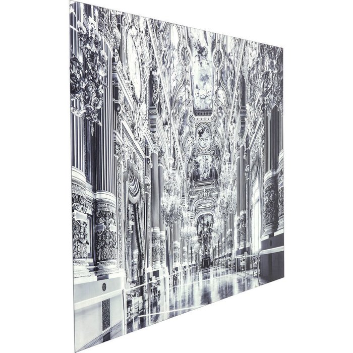 Картина Versailles 120х180 черно-белого цвета - купить Принты по цене 103010.0