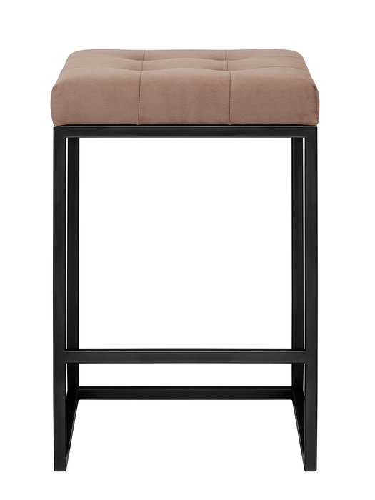 Стул полубарный Soho цвета мокко с черным основанием - лучшие Барные стулья в INMYROOM