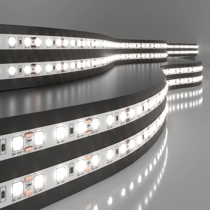 Комплект светодиодной ленты 12 В 9,6 Вт/м 120 Led/м IP20 4200 K Комплект светодиодной ленты 12 В 9,6 Вт/м 120 Led/м IP20 4200 K
