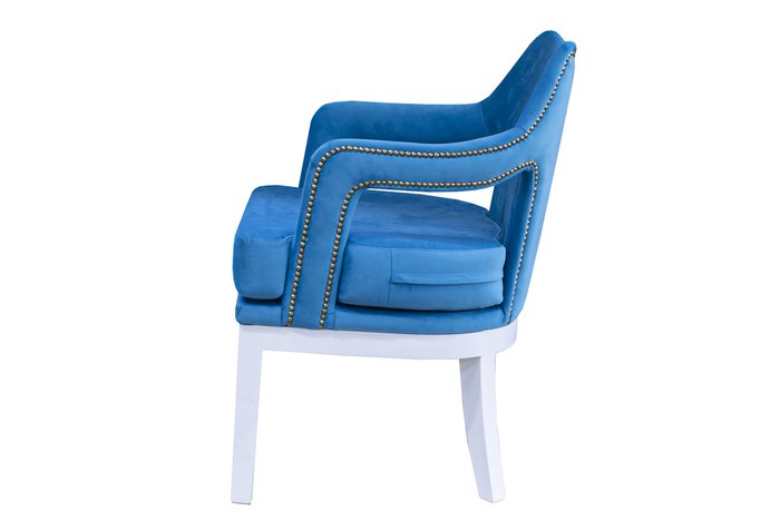 Полукресло Samora синего цвета - лучшие Интерьерные кресла в INMYROOM