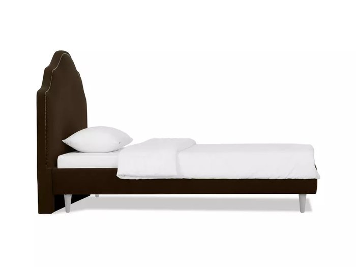 Кровать Princess II L 120х200 темно-коричневого цвета - купить Кровати для спальни по цене 61340.0