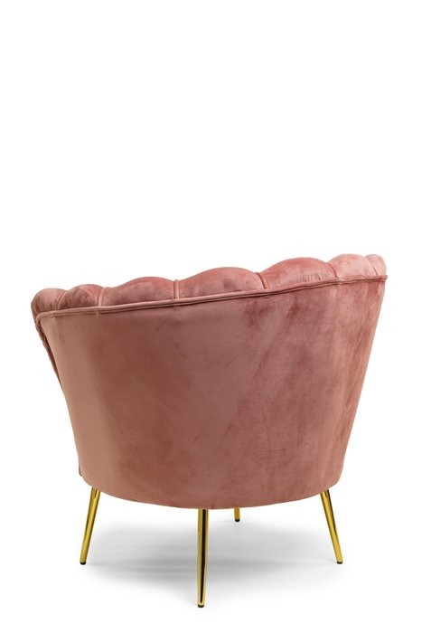 Кресло Lotus розового цвета - лучшие Интерьерные кресла в INMYROOM