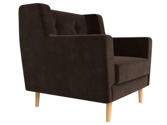 Кресло Брайтон темно-коричневого цвета - лучшие Интерьерные кресла в INMYROOM