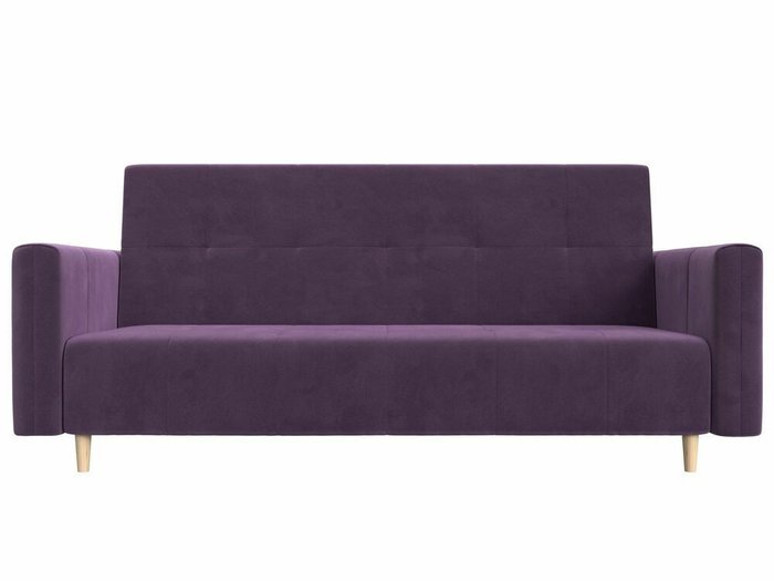 Прямой диван-кровать Вест фиолетового цвета - купить Прямые диваны по цене 26999.0