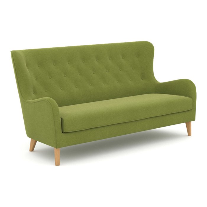 Диван двухместный Montreal (196 см) зеленого цвета - купить Прямые диваны по цене 62800.0