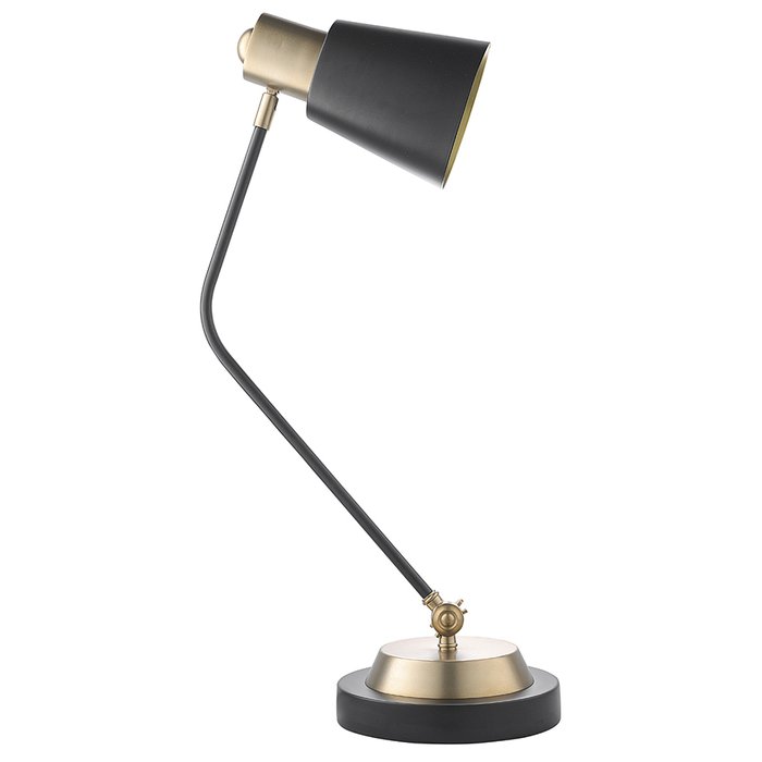 Настольная лампа Pilwy черно-золотистого цвета - лучшие Рабочие лампы в INMYROOM