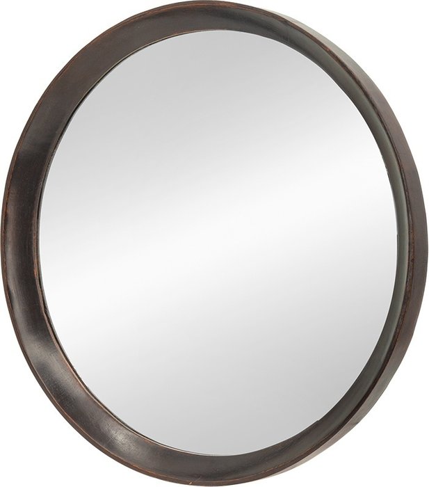Зеркало настенное в раме коричневого цвета  - купить Настенные зеркала по цене 11016.0