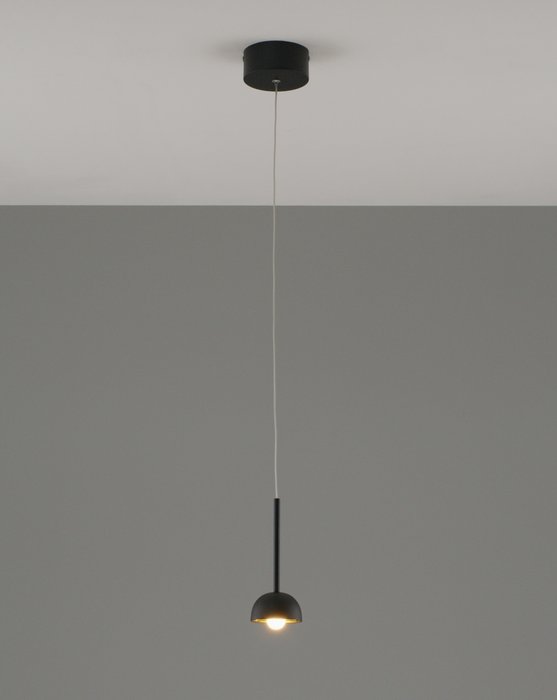 Подвесной светодиодный светильник Fiona черного цвета - купить Подвесные светильники по цене 5190.0