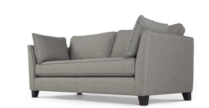 Трехместный раскладной диван Wolsly светло-серый - купить Прямые диваны по цене 78400.0