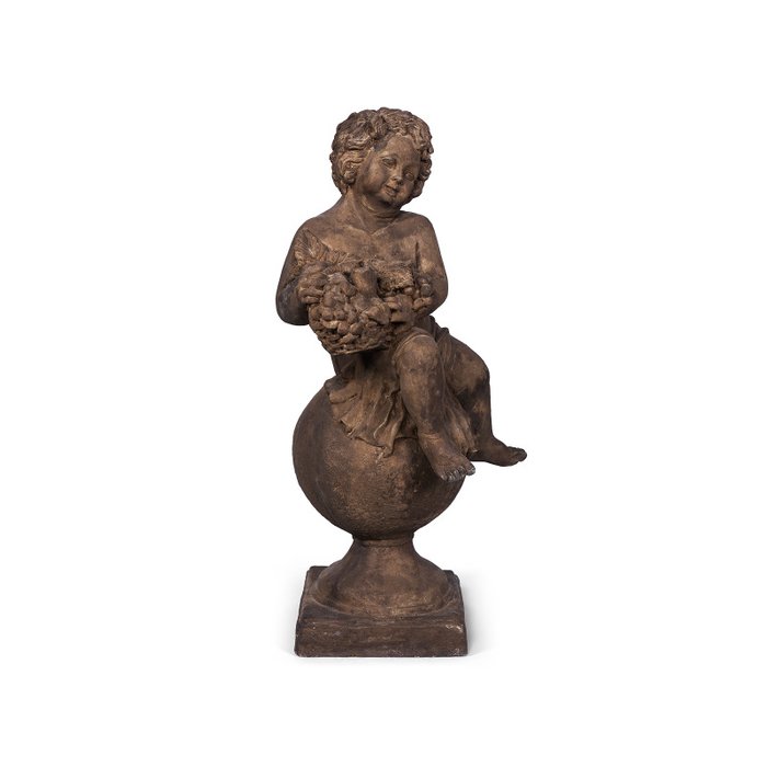 Статуя The Earth's Gifts с фруктами из керамики - купить Фигуры и статуэтки по цене 46215.0