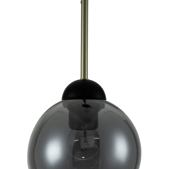 Подвесной светильник Grappoli с плафоном дымчатого цвета - лучшие Подвесные светильники в INMYROOM