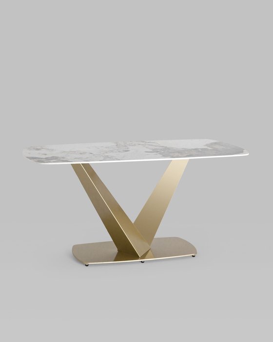 Стол обеденный Аврора с керамической столешницей  - купить Обеденные столы по цене 99990.0