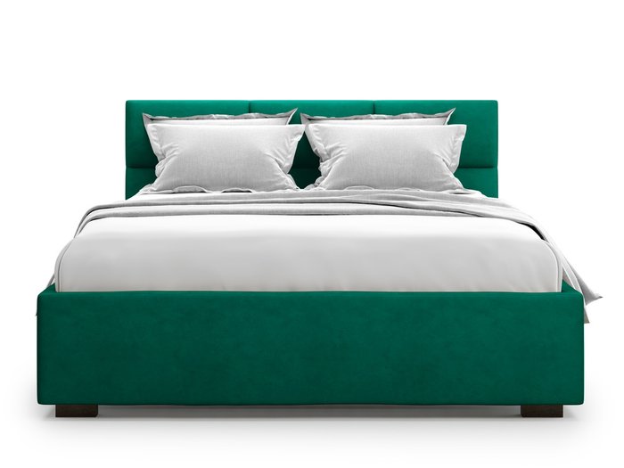 Кровать Bolsena без подъемного механизма 180х200 зеленого цвета