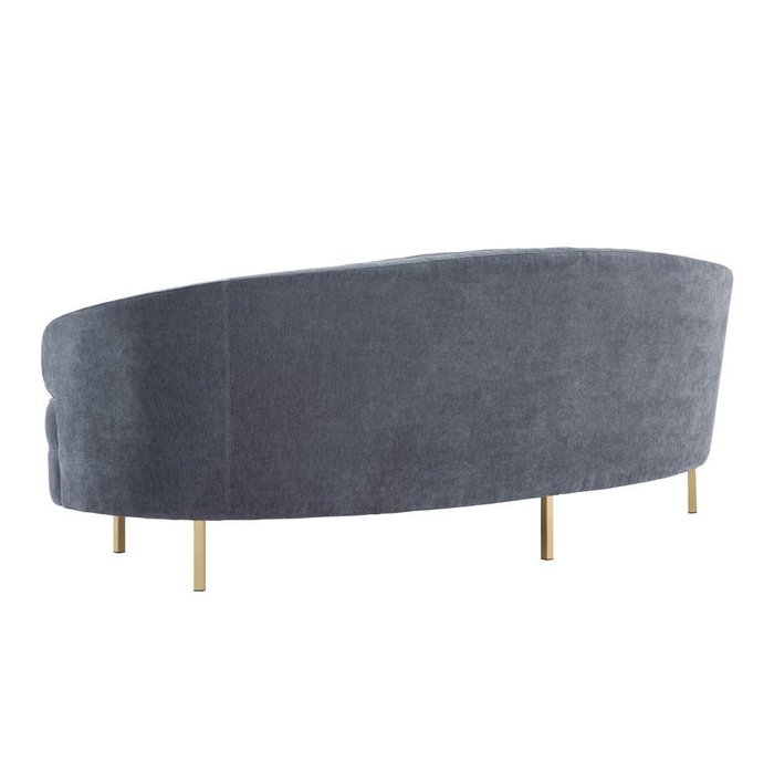 Полукруглый диван Kira серого цвета - купить Прямые диваны по цене 113000.0