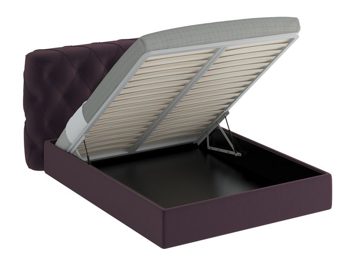 Кровать Ember фиолетового цвета 160х200 - купить Кровати для спальни по цене 49490.0