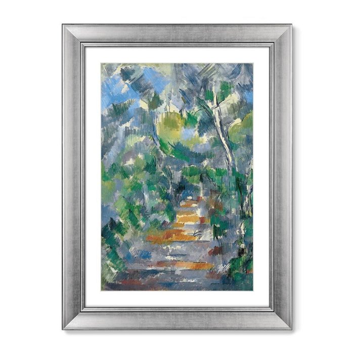Репродукция картины Лесной пейзаж Путь от Мас Джоли в Шато Нуар 1900 г. - купить Картины по цене 16299.0