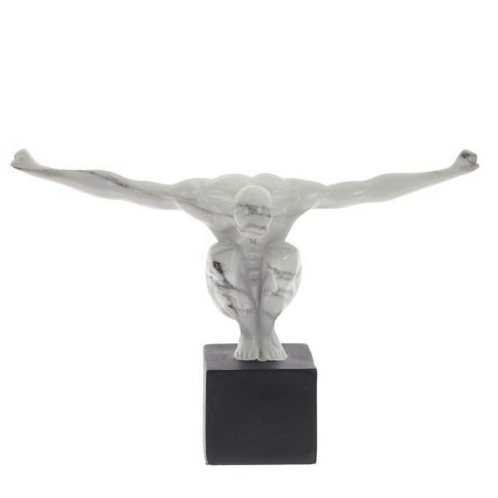 Фигура декоративная Атлет бело-черного цвета - купить Фигуры и статуэтки по цене 5618.0