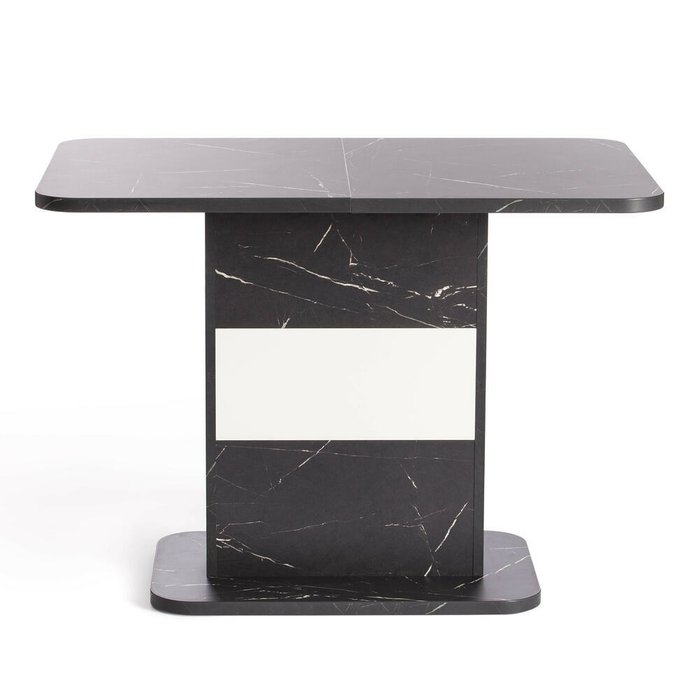 Стол обеденный раздвижной Smart черно-белого цвета - лучшие Обеденные столы в INMYROOM