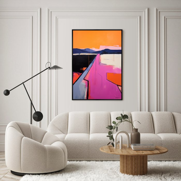 Репродукция картины Landscape collection, Lines of the heat, No 2, 2024г. - лучшие Картины в INMYROOM