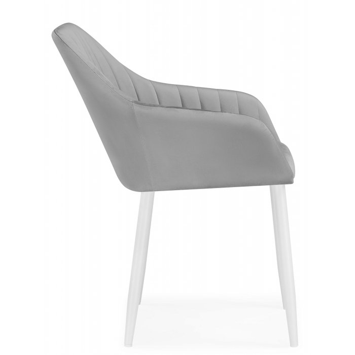 Обеденный стул Слэм светло-серого цвета - лучшие Обеденные стулья в INMYROOM