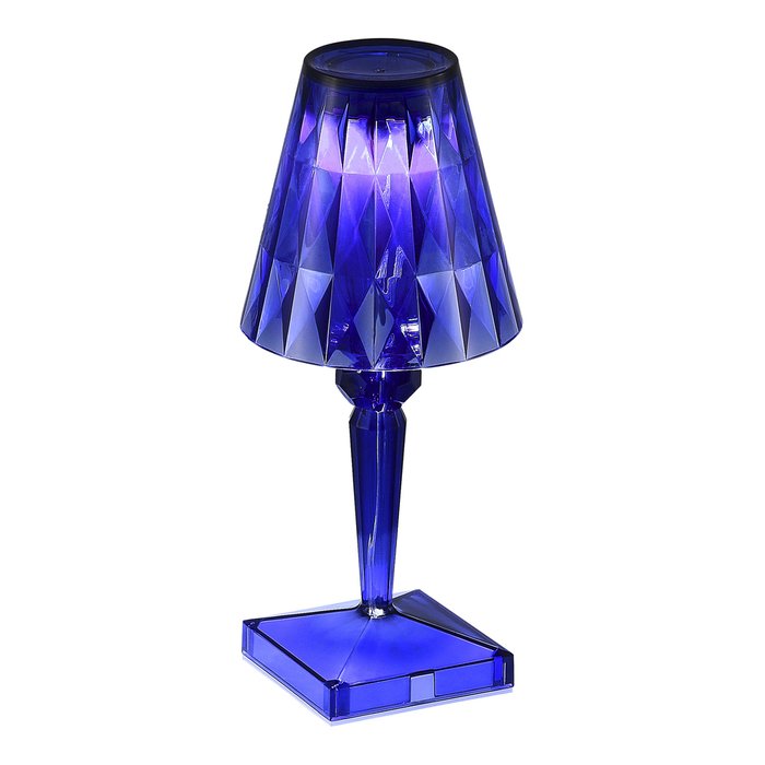 Прикроватная лампа ST-Luce Синий/Синий LED 1*3W 3000K/4000K/6000K SPARKLE - купить Настольные лампы по цене 2300.0