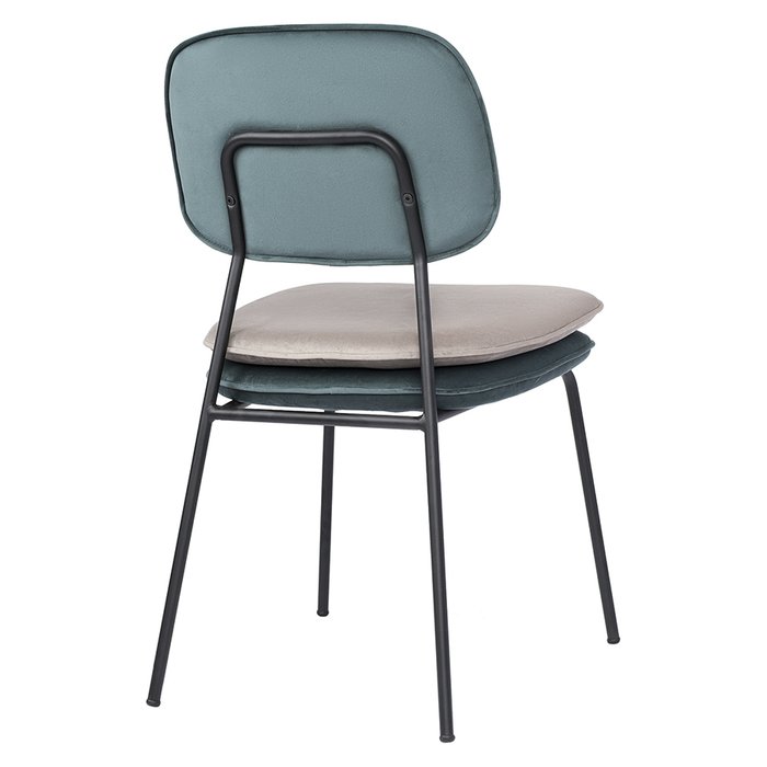 Обеденный стул Реа сине-зеленого цвета - лучшие Обеденные стулья в INMYROOM