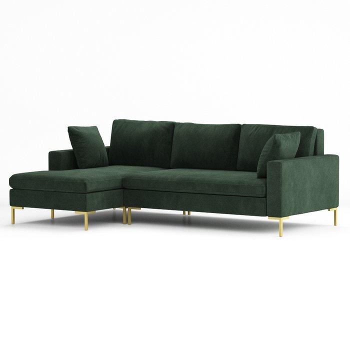 Угловой-диван Kona темно-зеленого цвета - купить Угловые диваны по цене 179000.0