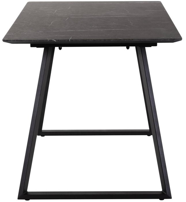 Стол обеденный раздвижной Пеле темно-серого цвета - лучшие Обеденные столы в INMYROOM