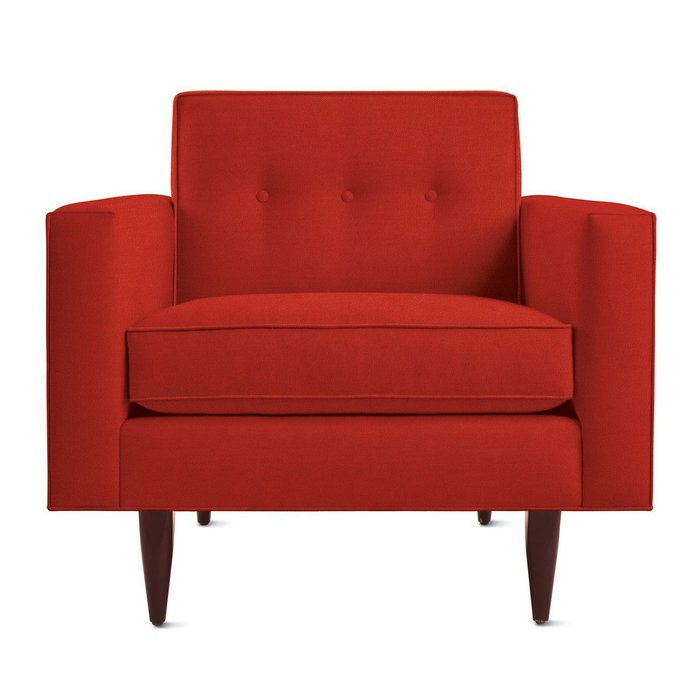 Кресло Bantam красного цвета