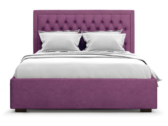 Кровать с подъемным механизмом Orto 160х200 фиолетового цвета