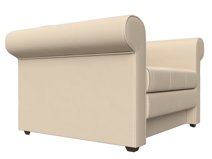 Кресло-кровать Берли бежевого цвета (экокожа) - лучшие Интерьерные кресла в INMYROOM