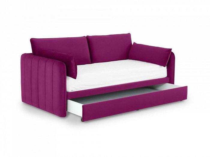 Диван Vicari фиолетового цвета - лучшие Прямые диваны в INMYROOM