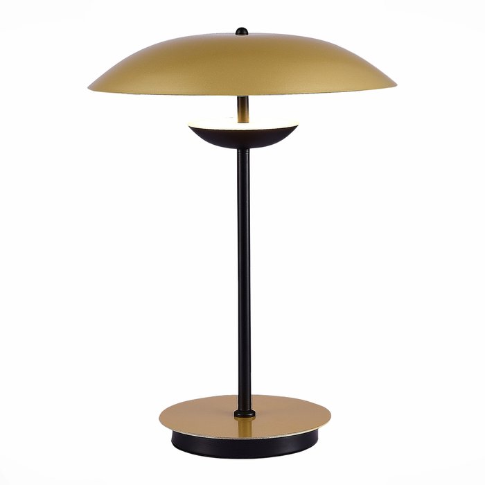 Настольная лампа Armonico черно-золотого цвета