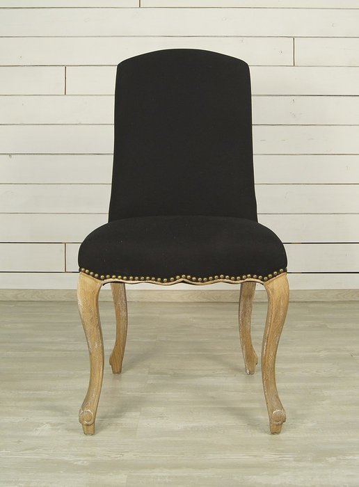 Черный стул из массива дуба Модерн