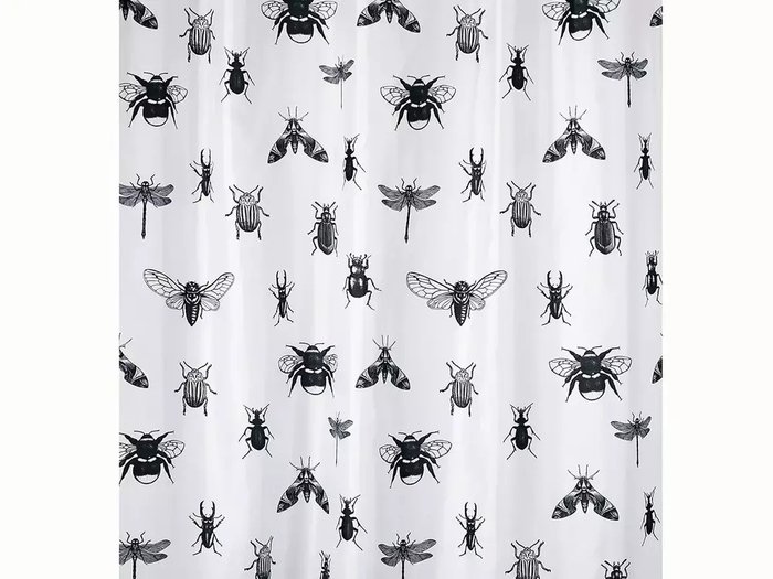 Шторка для ванной Buzz Fauna белого цвета - купить Шторки для душа по цене 2510.0