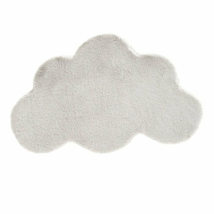 Ковер детский облако Mouflette 50x80 серого цвета