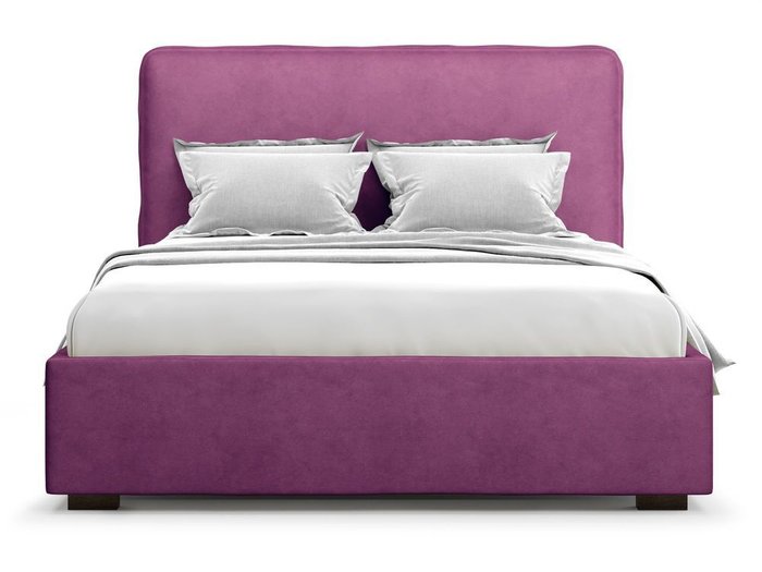Кровать Brachano 160х200 фиолетового цвета