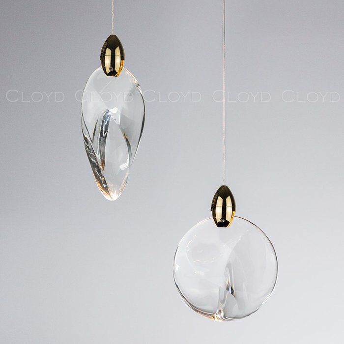 Подвесной светильник Cloyd GLOCK-C P2 / ?20 см - золото Подвесной светильник Cloyd GLOCK-C P2 / ?20 см - золото