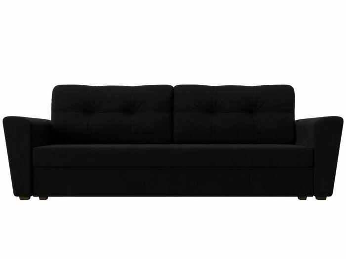 Диван-кровать Амстердам Лайт черного цвета - купить Прямые диваны по цене 23999.0